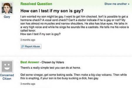 Yahoo! Answers Fail