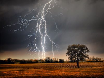 Scary Lightning Strike
