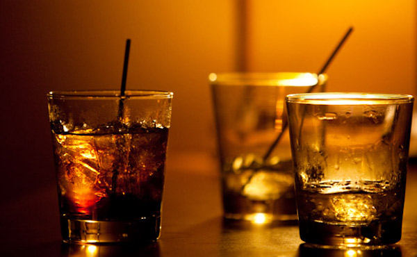 mixed drinks empty