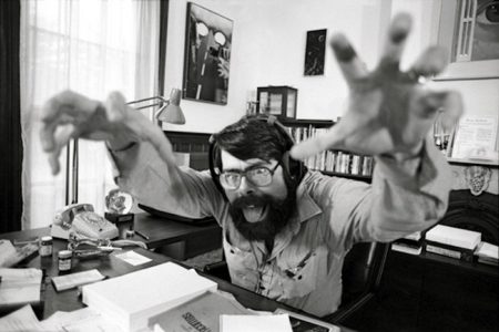 Stephen King Writing At Desk