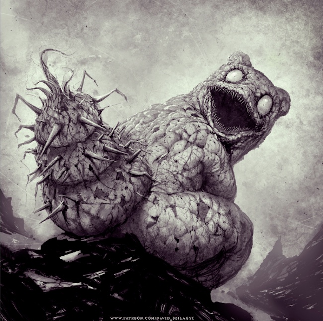 David Szilagyi Draws Pokemon as Terrifying Monsters