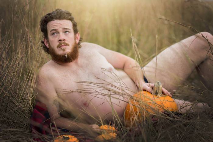 dudeior photo shoot pumpkins