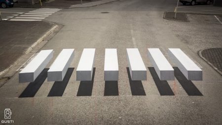 optical illusion road