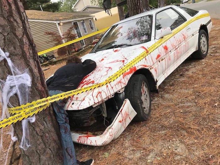 zombie car wreck