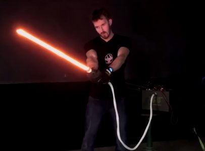 how to make a lightsaber