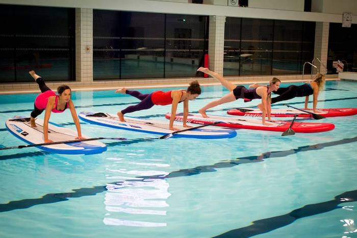 strange workout aqua yoga
