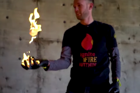 flaming snowballs