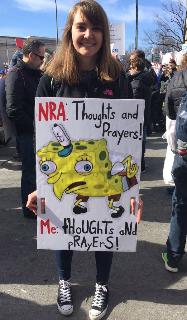 The 13 Best Signs from March for Our Lives Protests - gun rights, gun ...