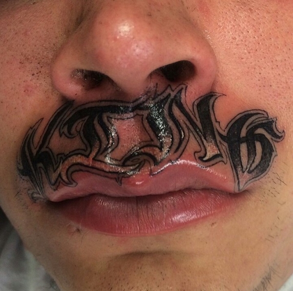 15 Worst Lip Tattoos - tattoo, strange, fail, - Oddee