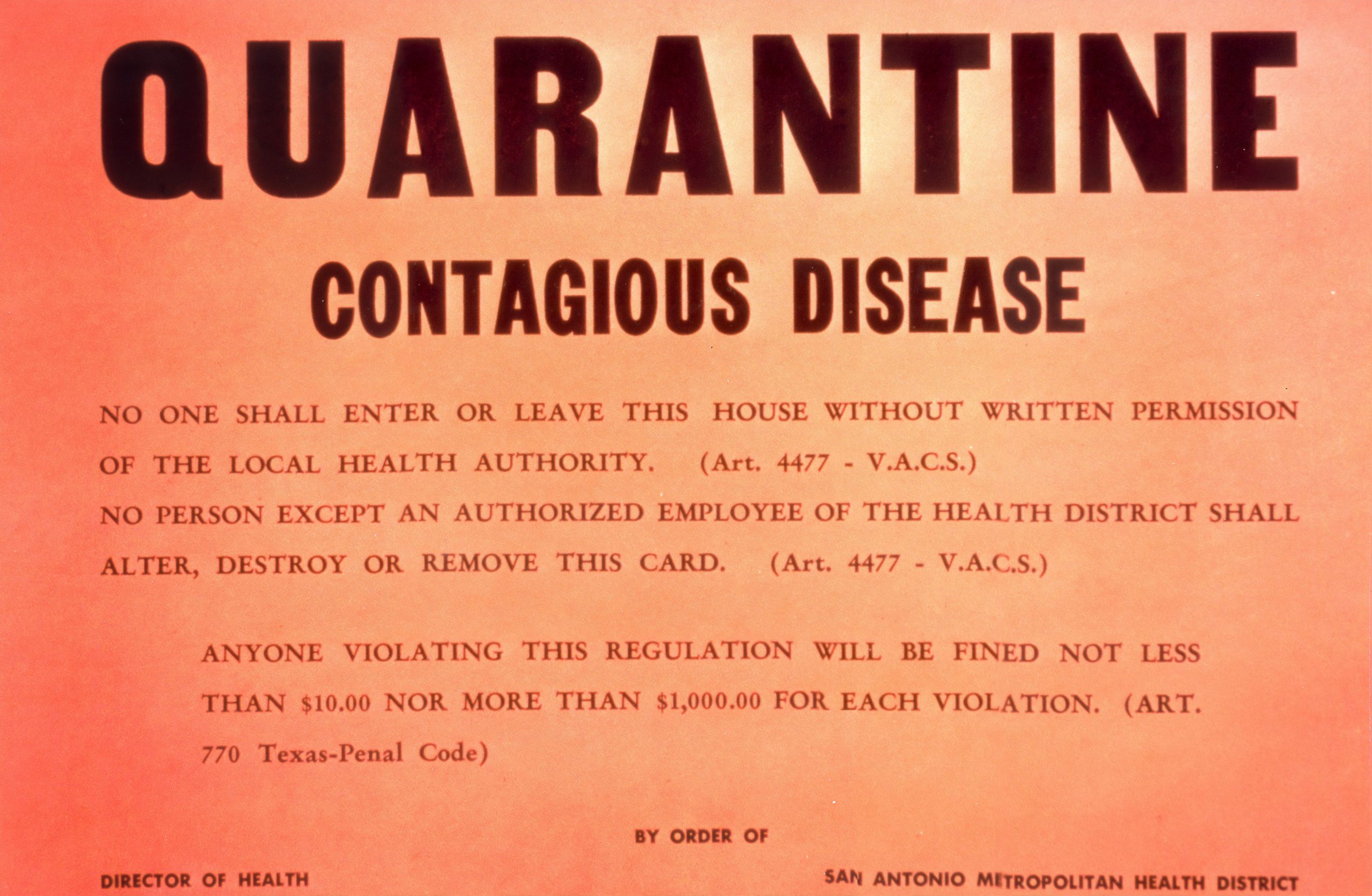 4 Strange Facts About Quarantines Oddee