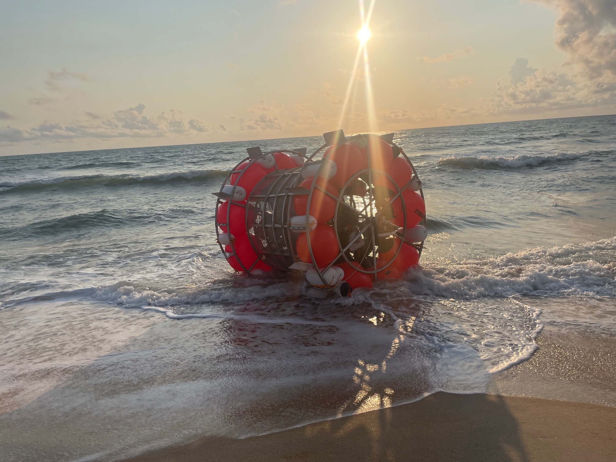 Man in Floating Hamster Wheel Washes Ashore in Florida - Oddee 