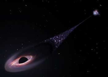 Telescope ‘Imaging Error’ Turns Out to Be a Bizarre Black Hole Flying Through Space
