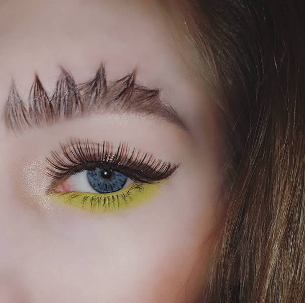 8 Craziest Eyebrow Trends - Oddee