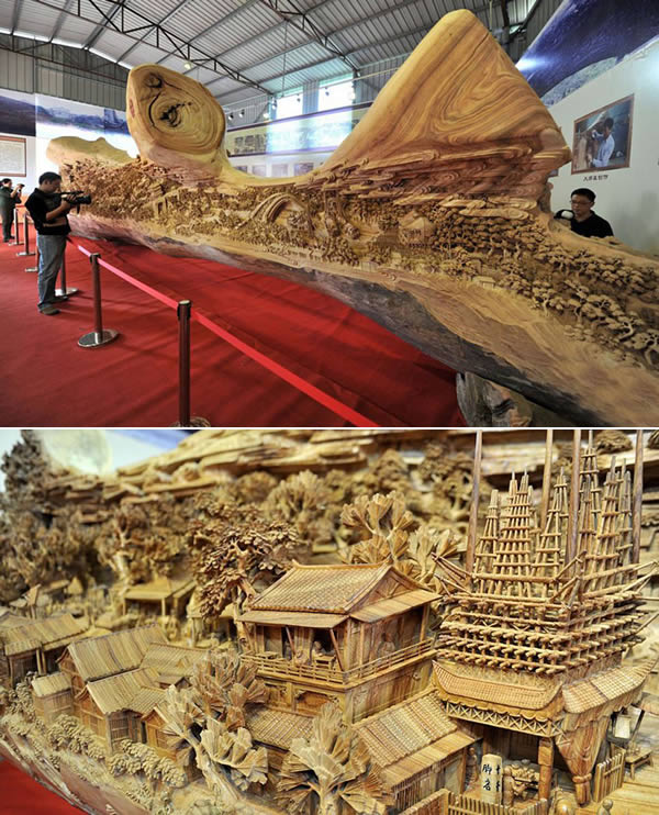9 Impressive Wooden Sculptures Made From Single Trees Oddee