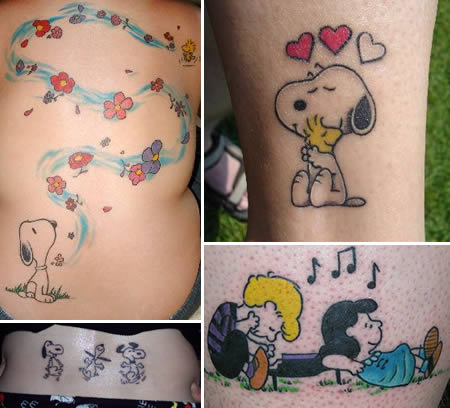 70 Snoopy Tattoo Ideas For Men  Peanuts Pet Beagle Designs