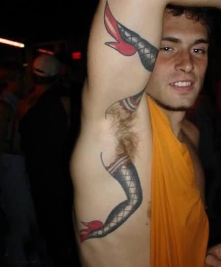12 Bizarre Armpit Tattoos - bizarre tattoo, Armpit Tattoos - Oddee