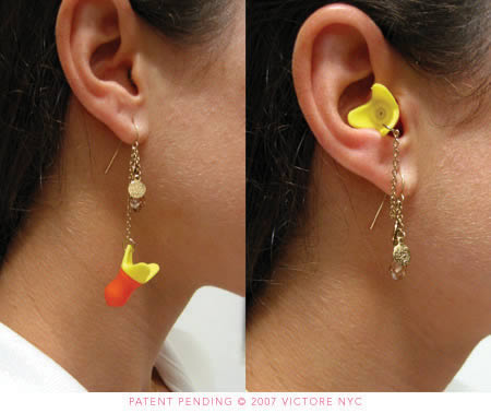 strange earrings
