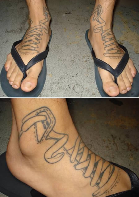 12 Wackiest Foot Tattoos - funny foot tattoos, weird foot tattoos - Oddee