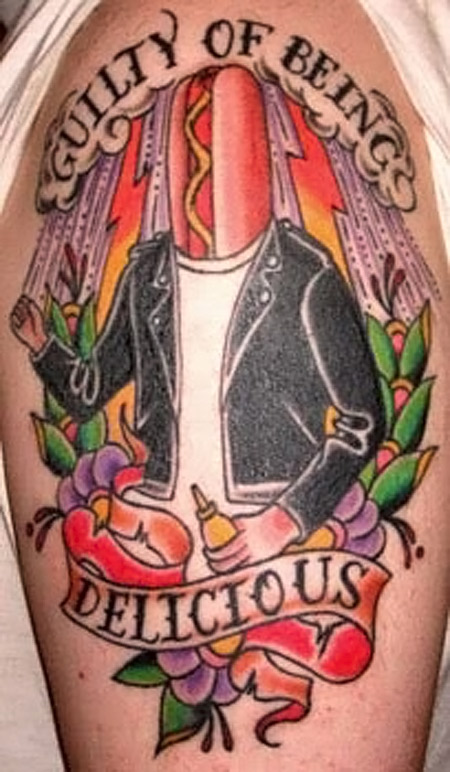 Tattooed Hot Dougs fan reacts to closing announcement  Chicago Tribune