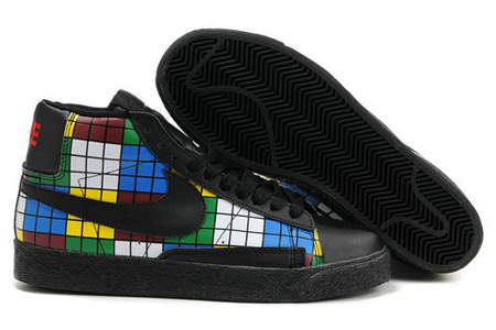 rubik's cube nike blazers