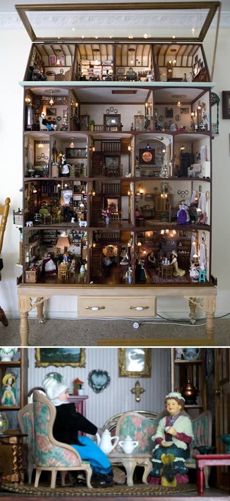 Unique doll houses on sale