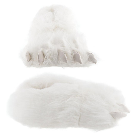 rabbit feet slippers