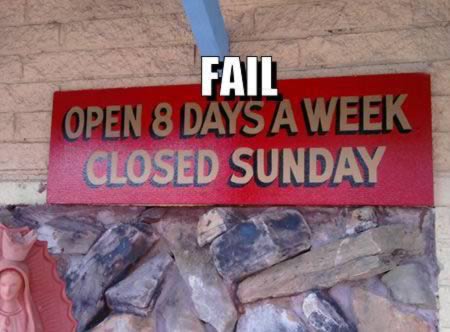 funny closed sign