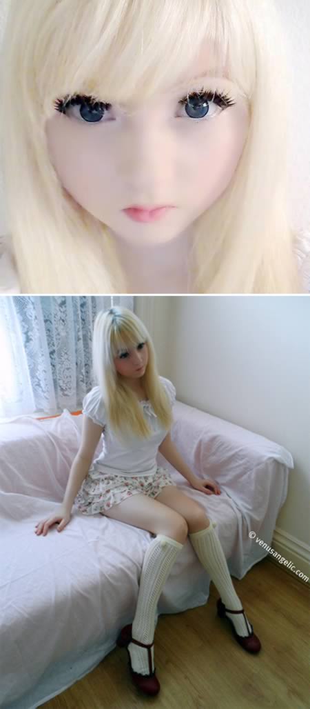 A girl sales look like barbie