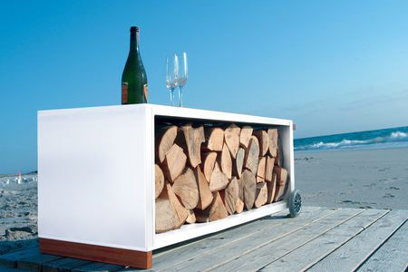 Creative sales firewood storage