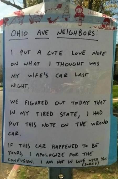 10 Funniest Apology Notes - Oddee 10 Funniest Apology Notes - Oddee