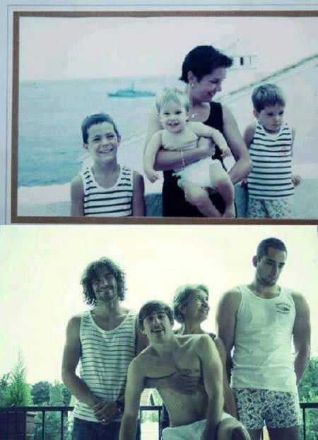 12 Coolest Recreations of Family Photos - Oddee