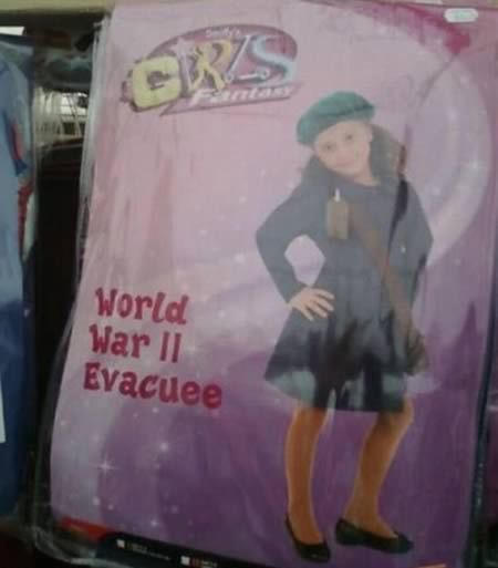 Evacuee costume hot sale asda