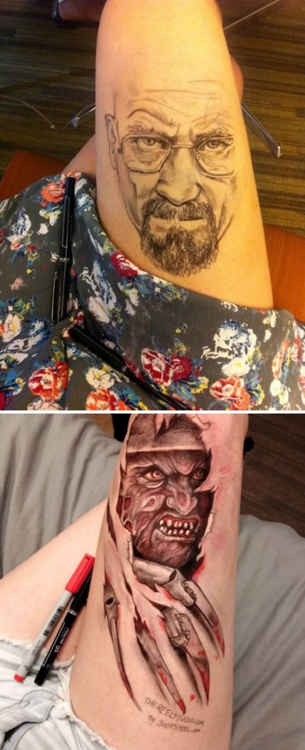 Jody Sketch Tattoo | TikTok, image size:600x1471