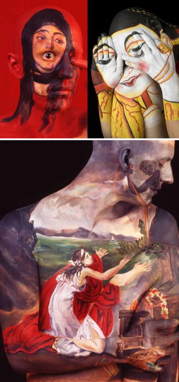 9 Very Unusual Works of Art Using The Body As Canvas - Oddee