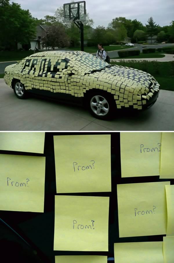 14 coolest promposals oddee a98933 promposal 12 post it jpg
