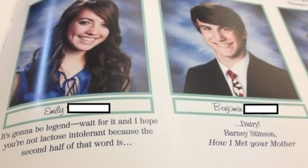 10 Hilarious Twins In Yearbooks - yearbook, senior quote, twins - Oddee