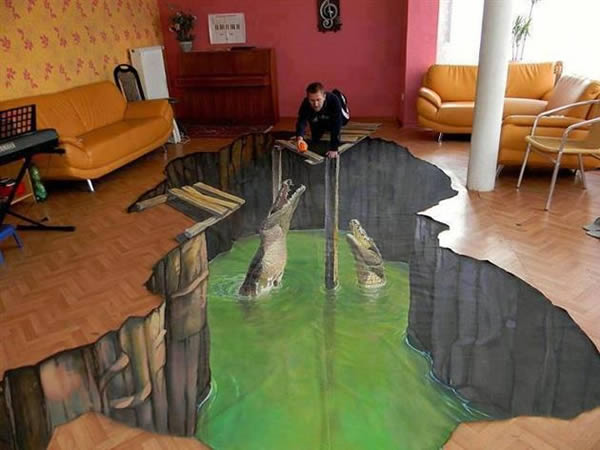 12 Awesome 3d Interior Floor Designs Oddee