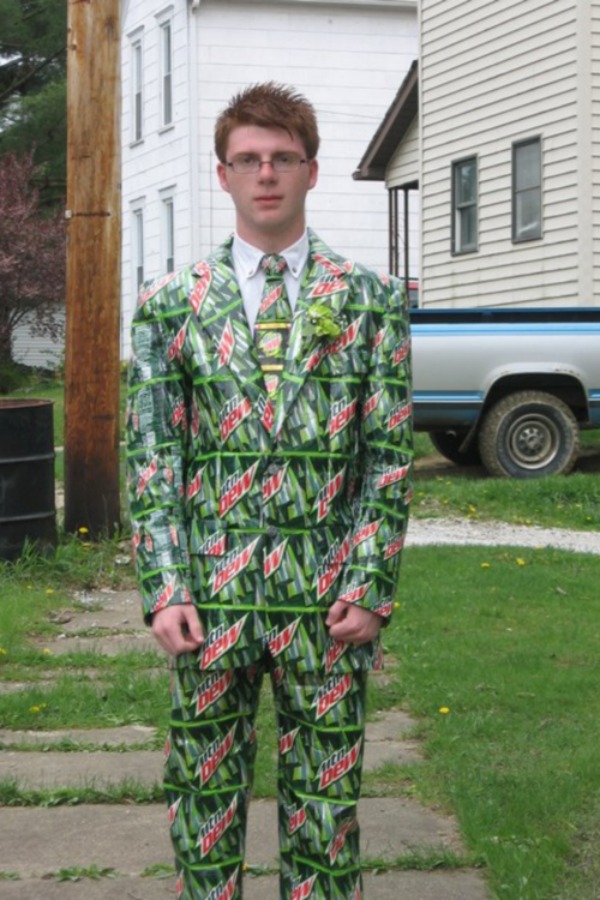 weird wedding suit