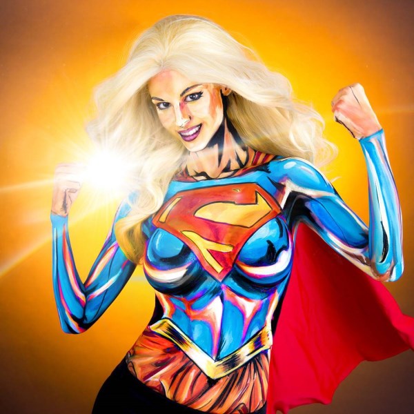 Watch this woman transform herself into comic book 