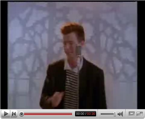 Rick roll song picture