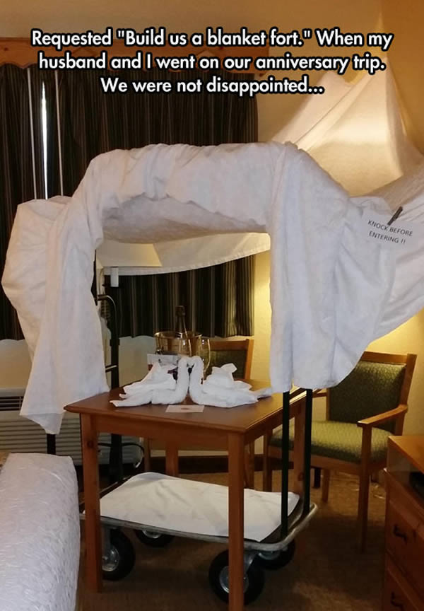 12 Hilarious Hotel Requests Fulfilled Oddee