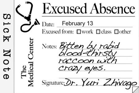 8 funniest sick notes funny notes oddee fake doctors note south africa