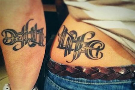 50 Best Ambigram Tattoos Of Names  Words 2023