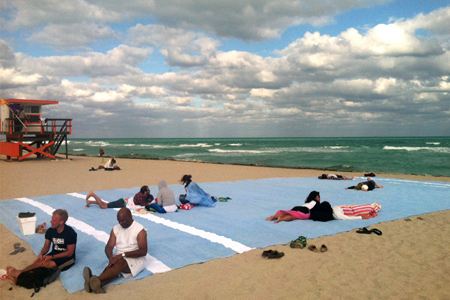 massive beach towel